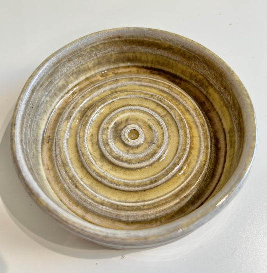 Hand thrown soap dish