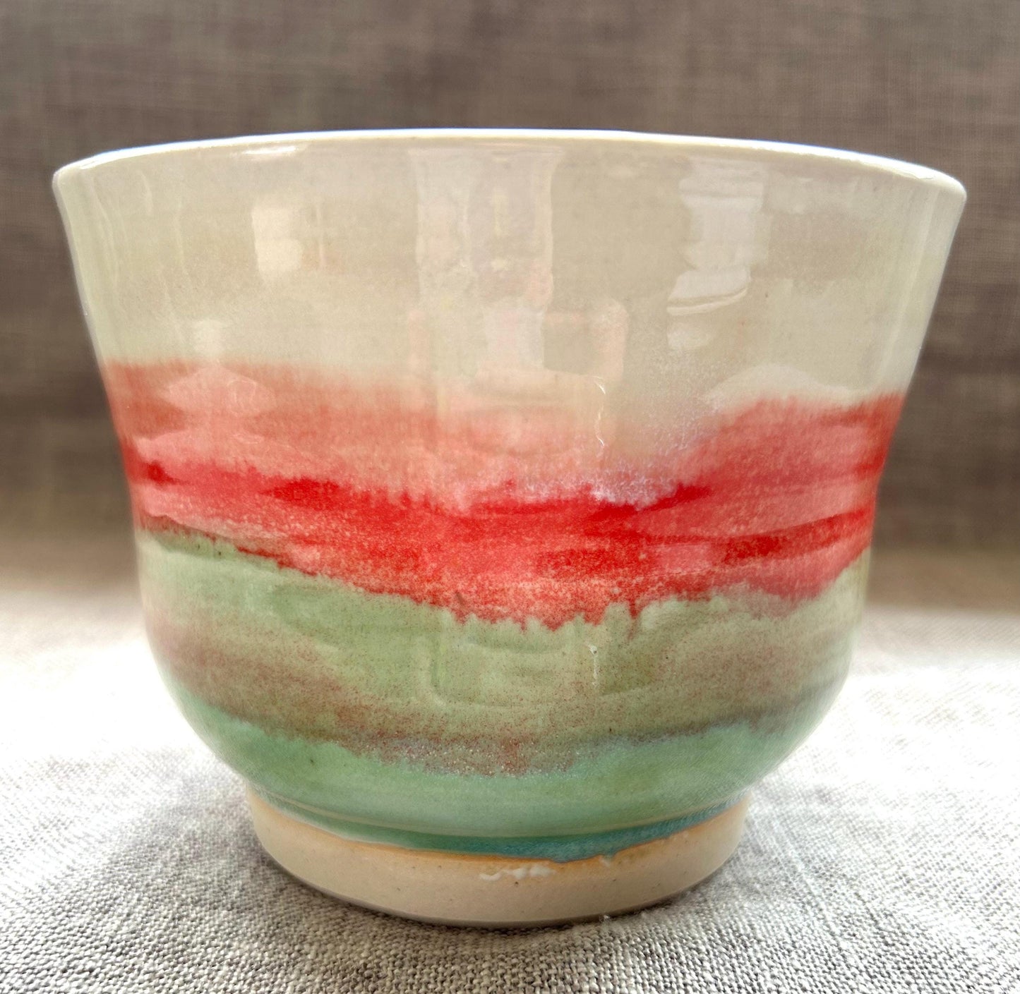 Hand thrown pot