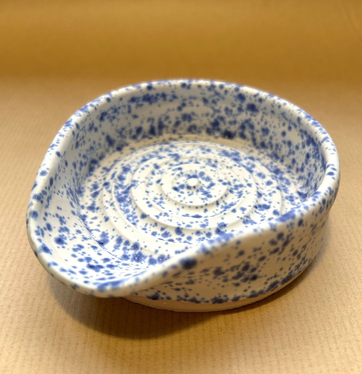Hand thrown spoon rest