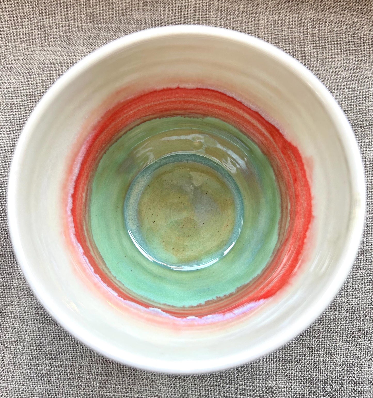 Hand thrown pot