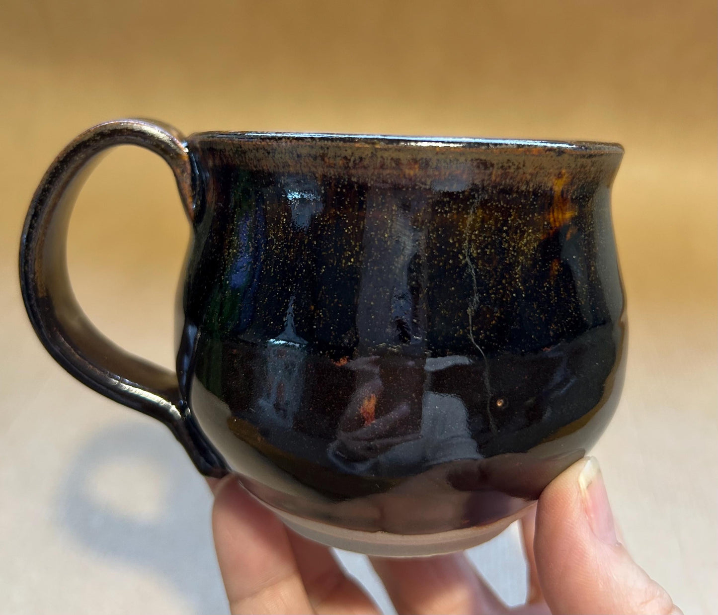 Hand thrown mug