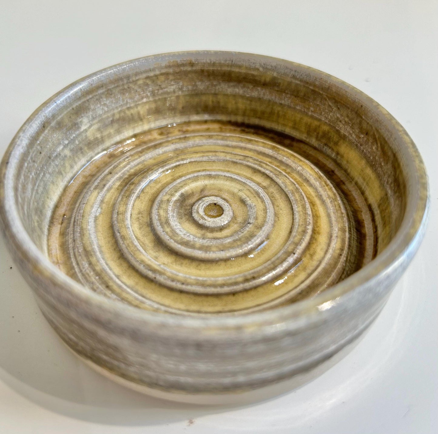 Hand thrown soap dish