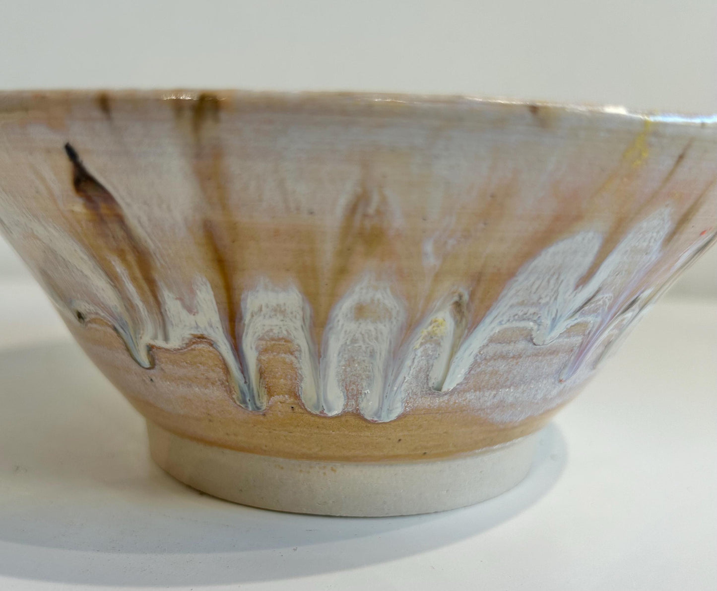 Hand thrown decorative bowl
