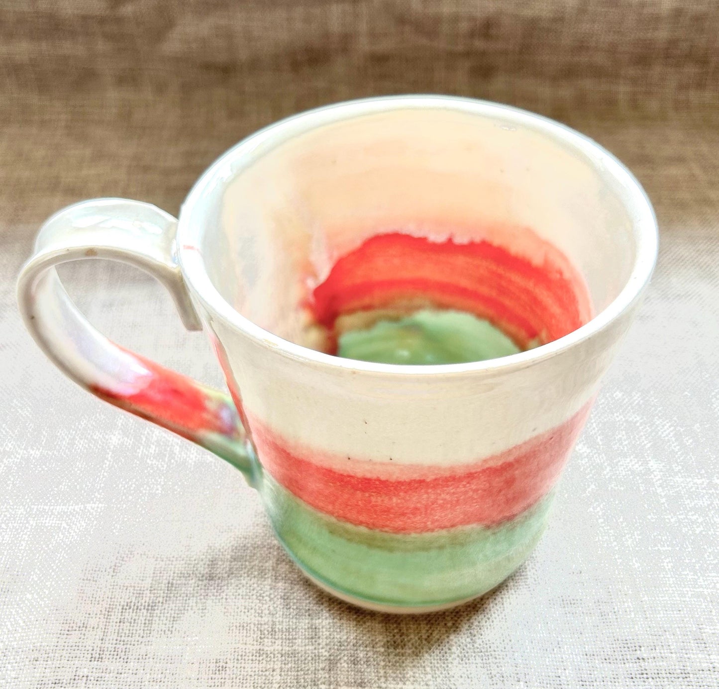 Hand thrown mug