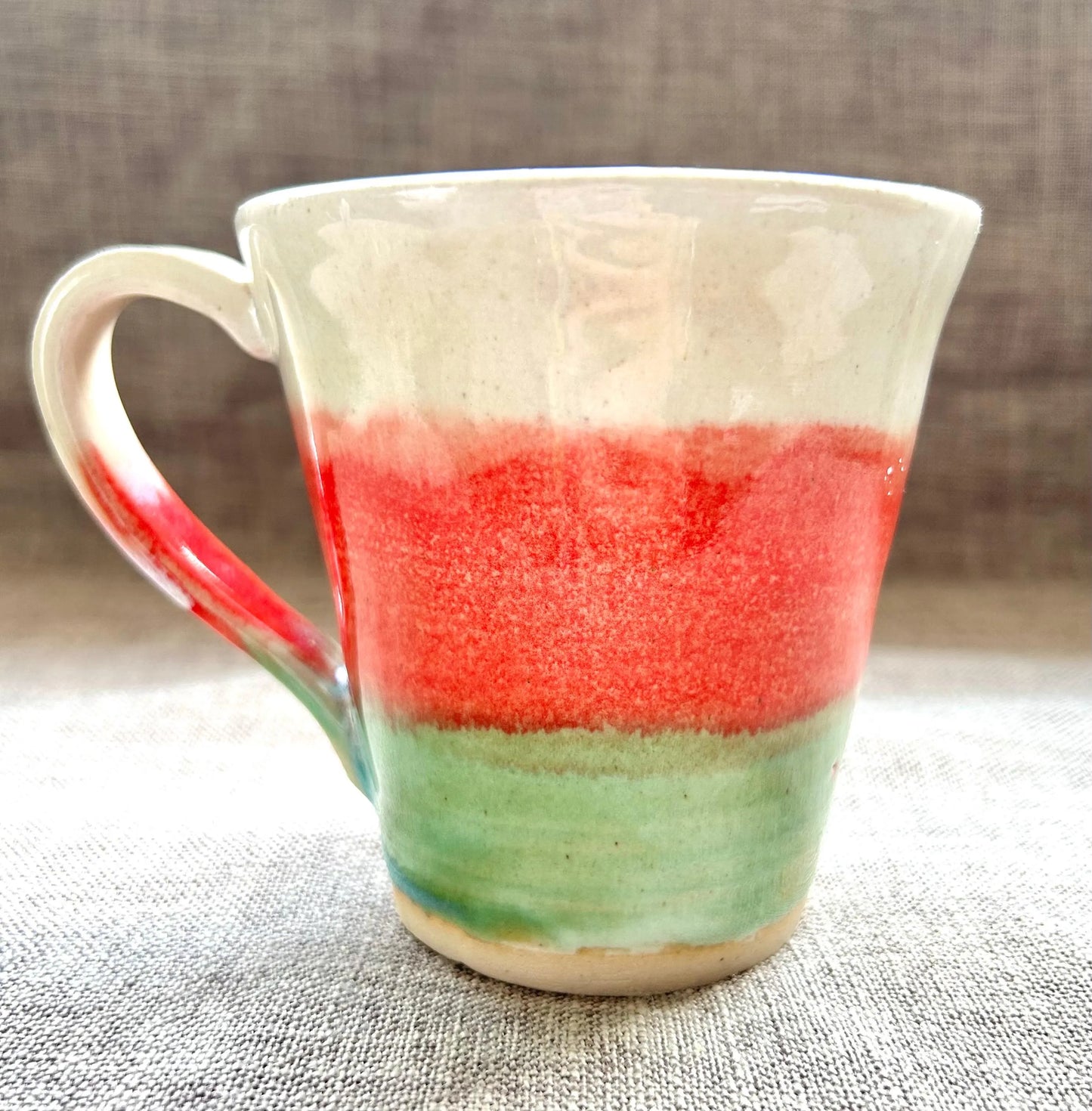 Hand thrown mug