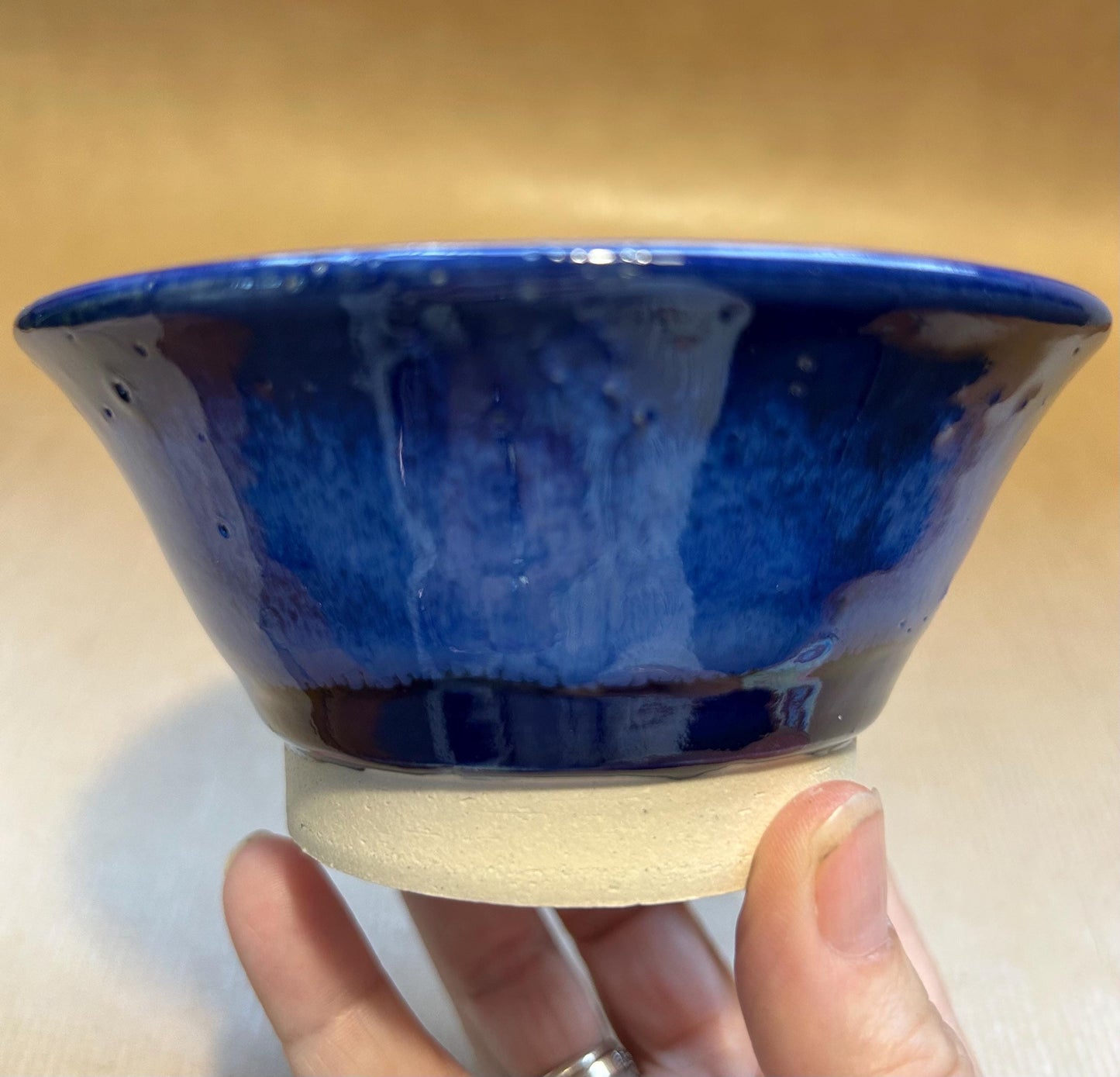 Hand thrown decorative bowl