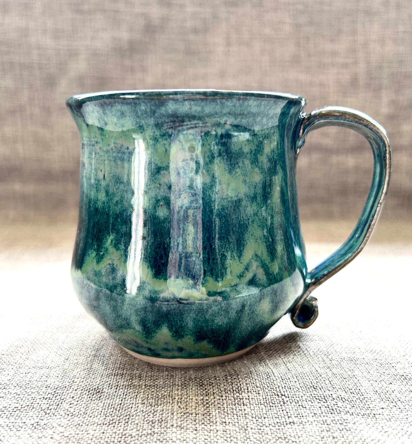 Hand thrown mug