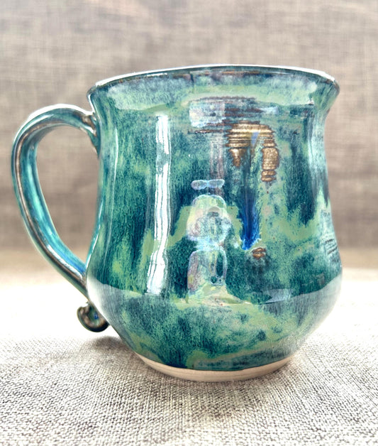 Hand thrown mug