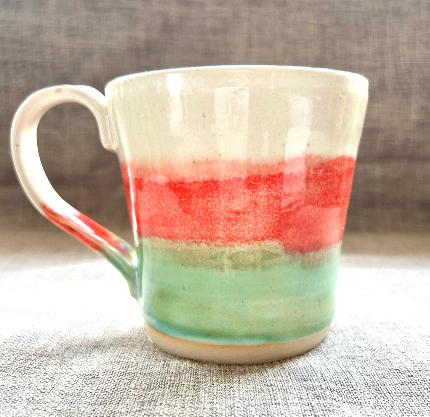 Hand thrown mug
