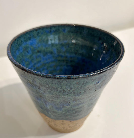 Hand thrown pot or beaker