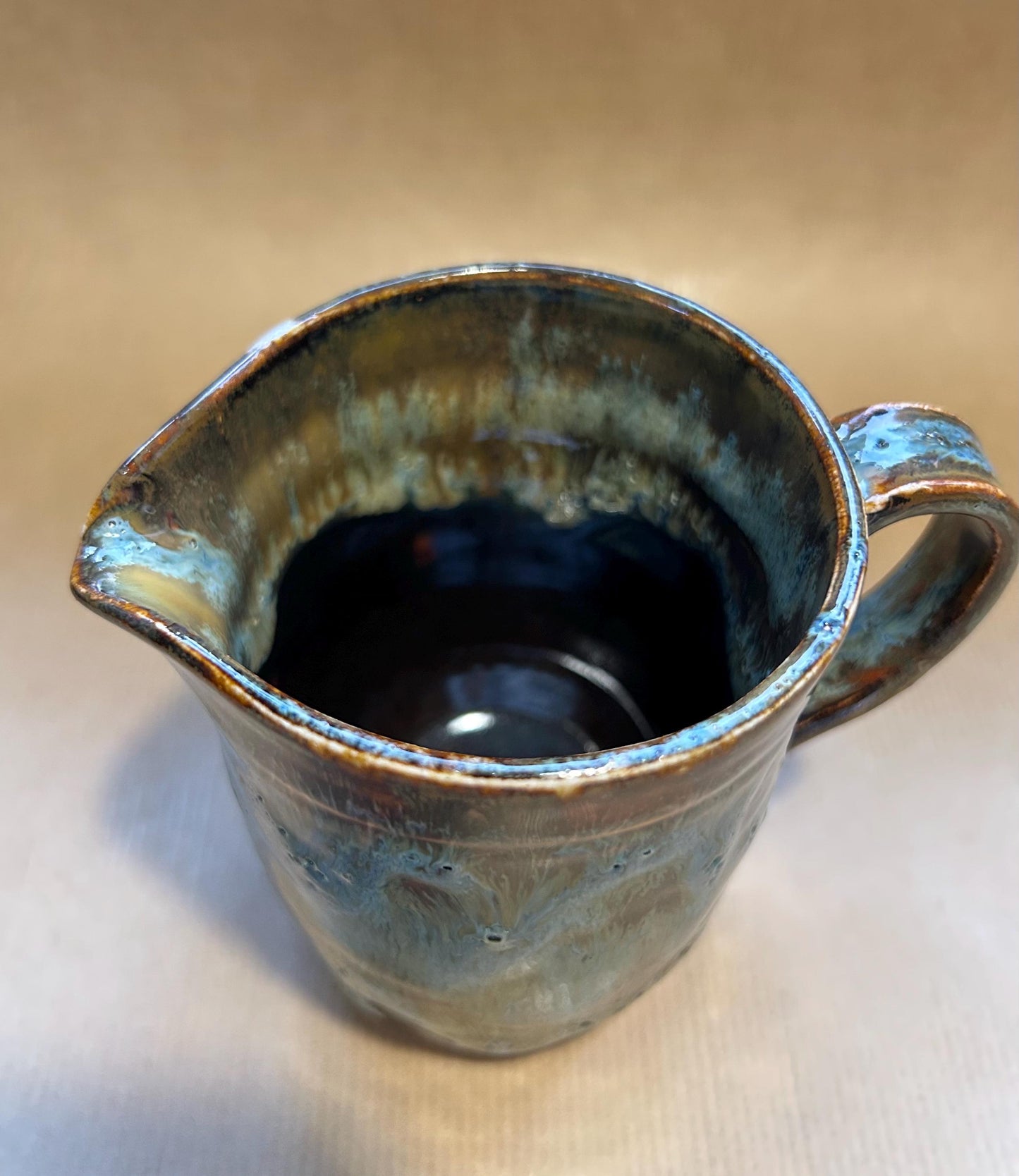 Hand thrown jug