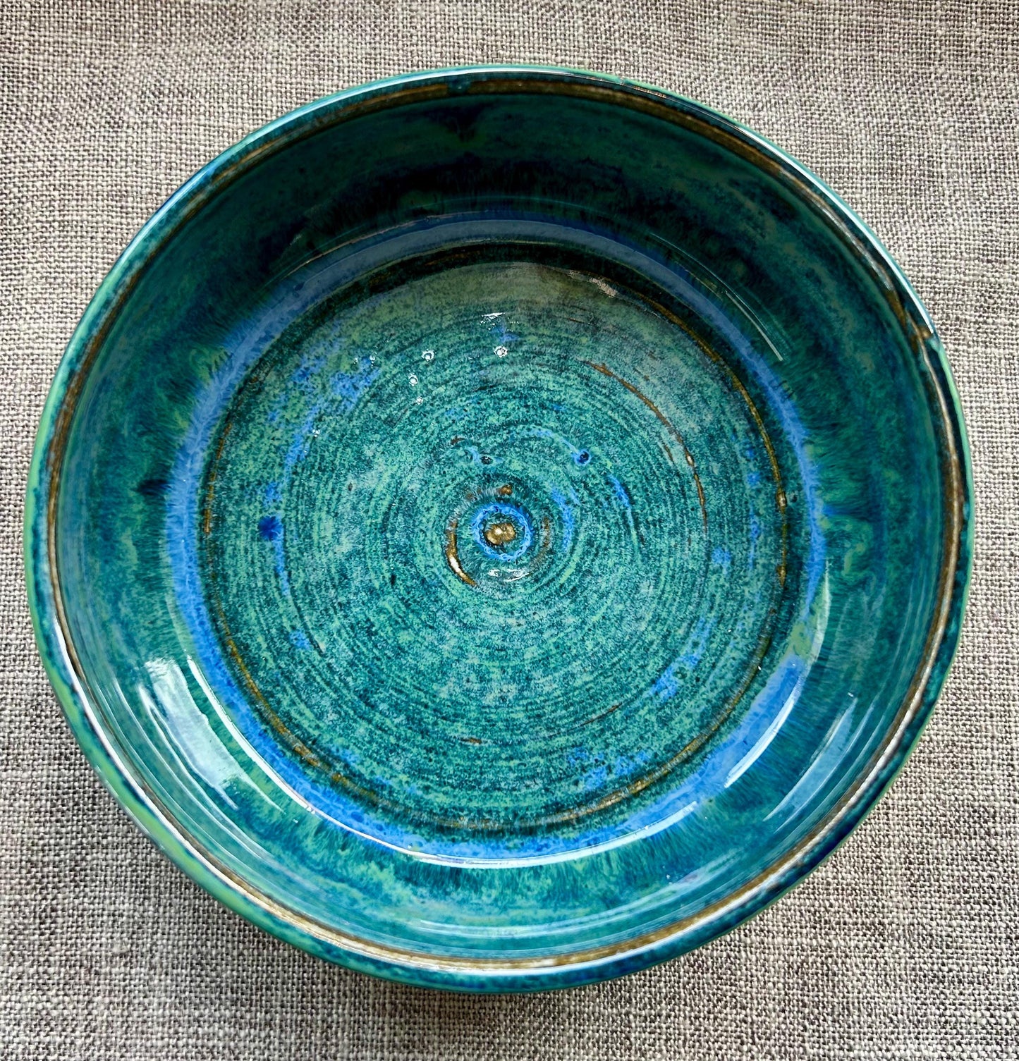 Hand thrown dish