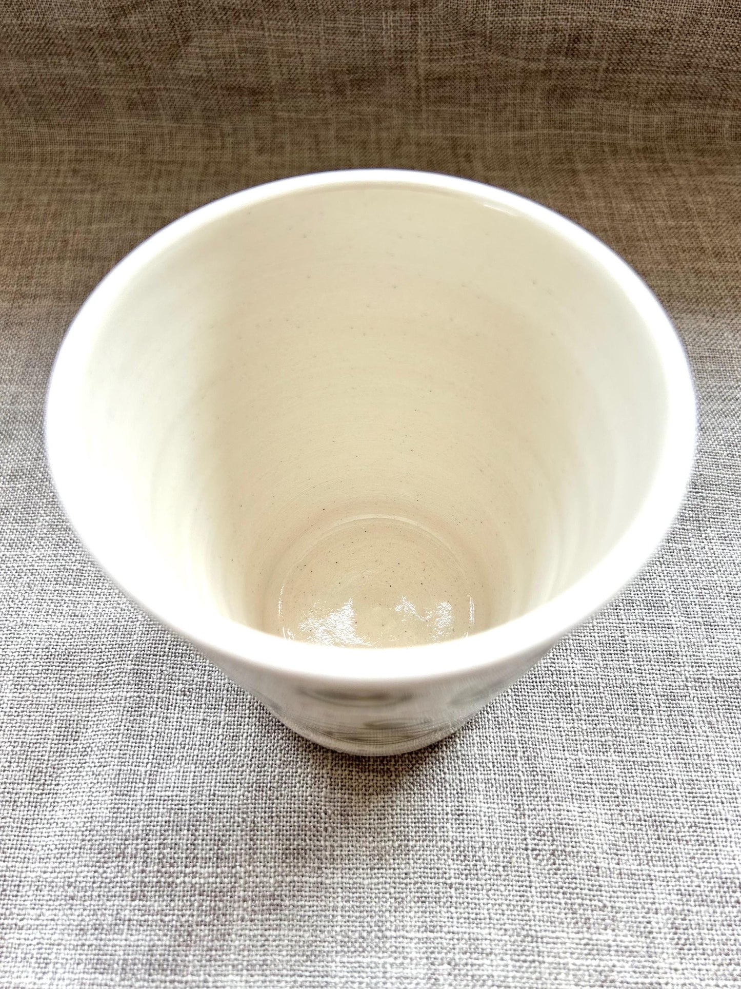 Hand thrown tumbler