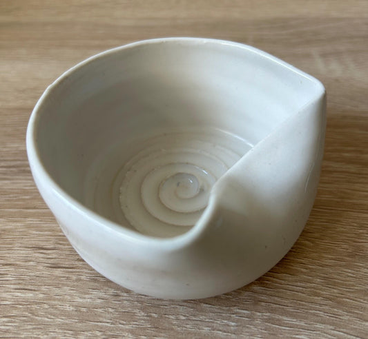 Hand thrown spoon rest