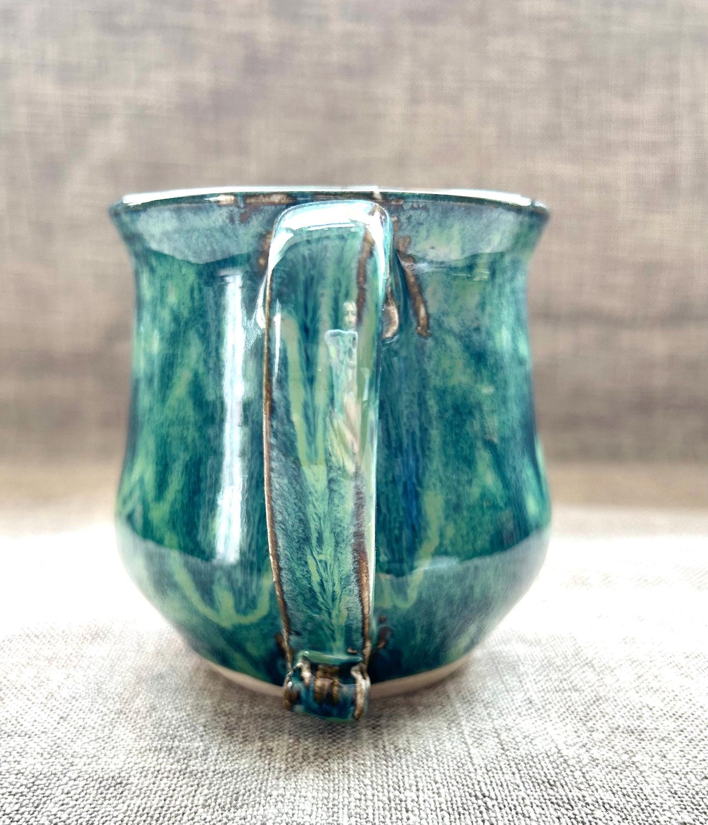 Hand thrown mug