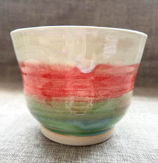 Hand thrown pot