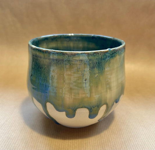 Hand thrown pot