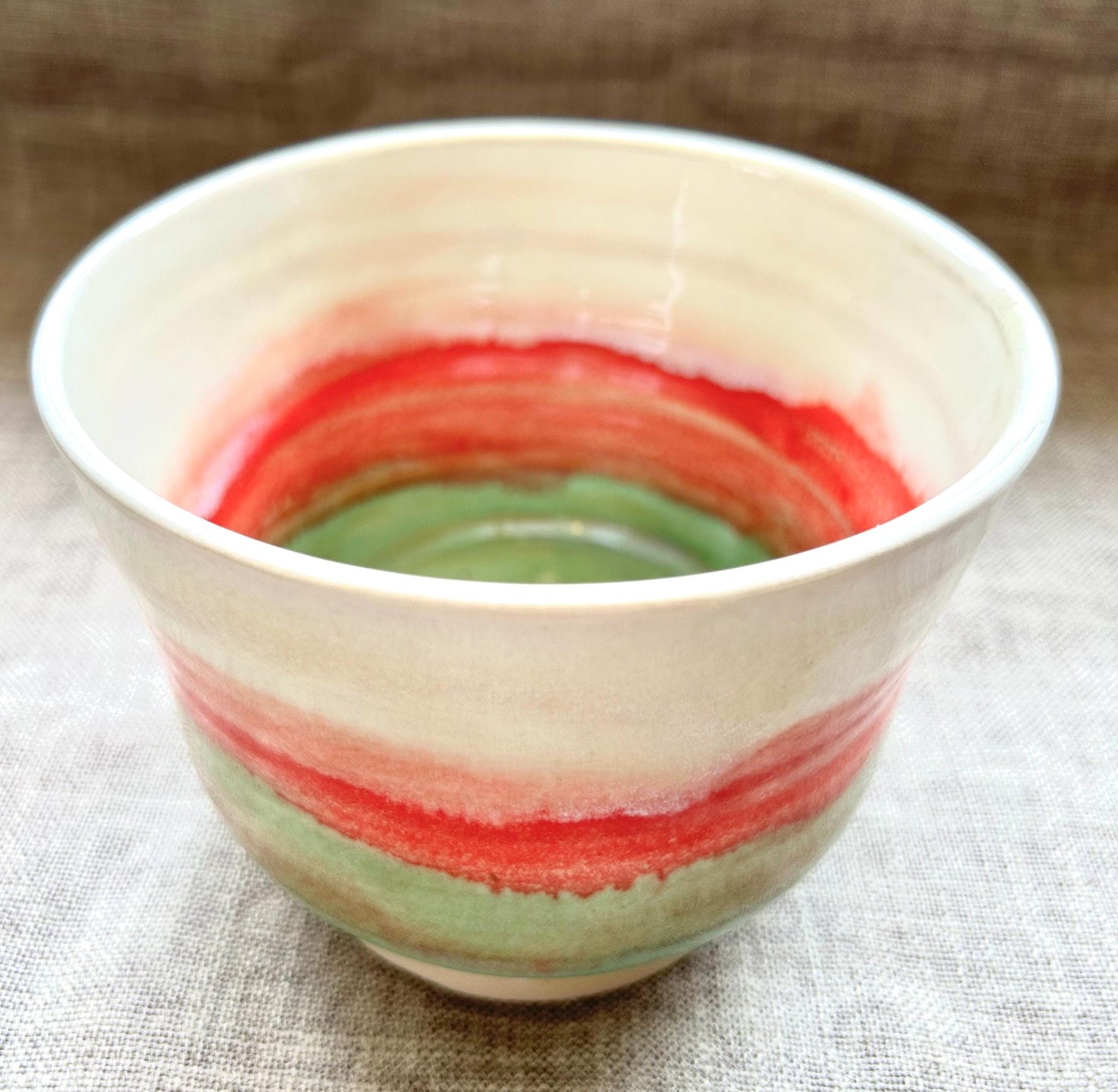 Hand thrown pot