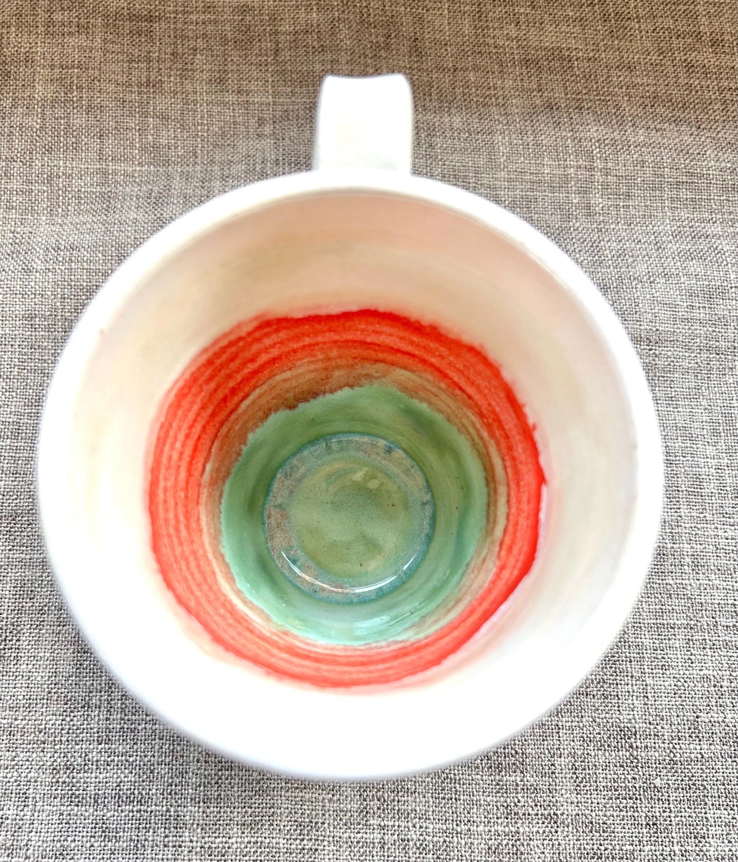 Hand thrown mug