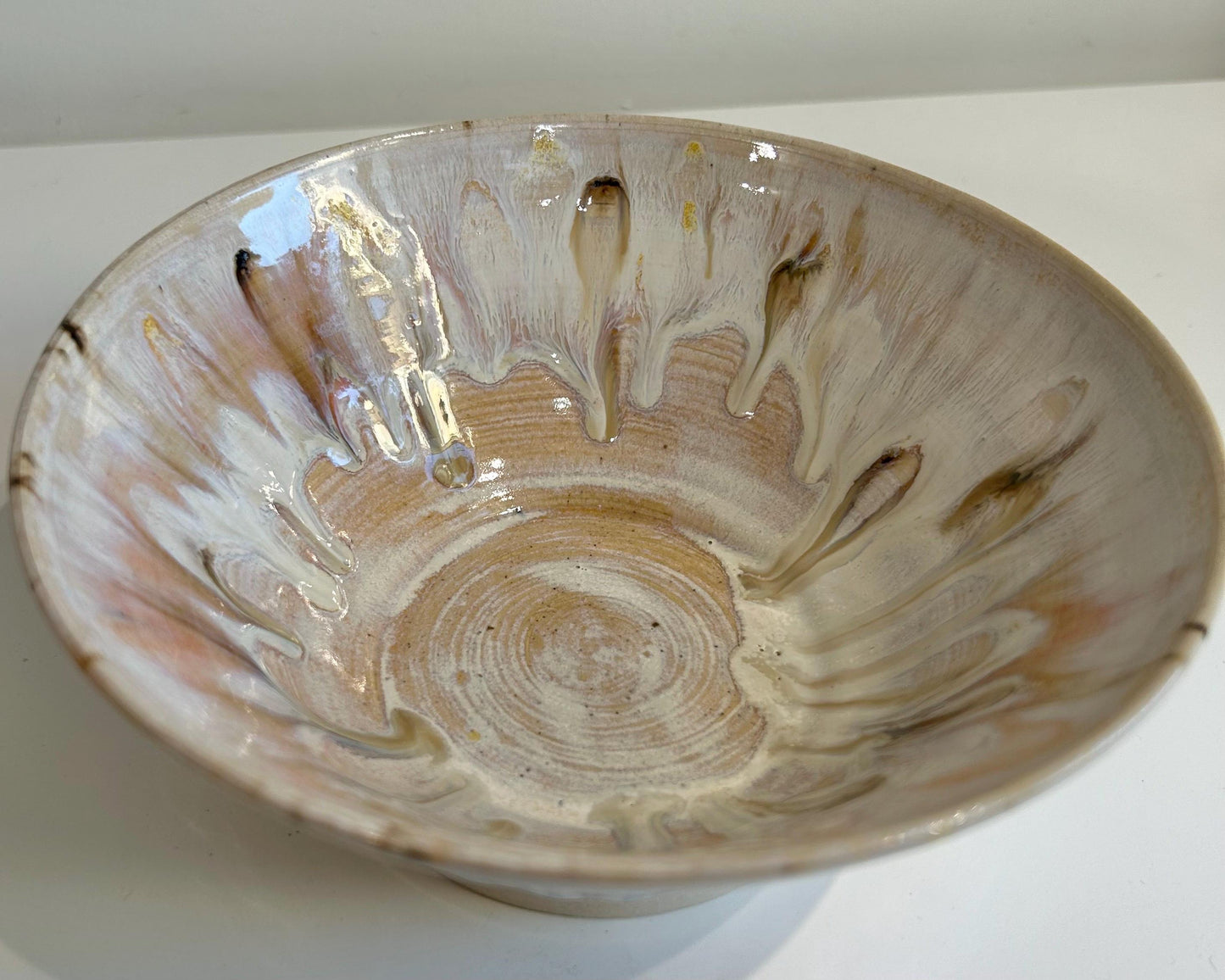 Hand thrown decorative bowl
