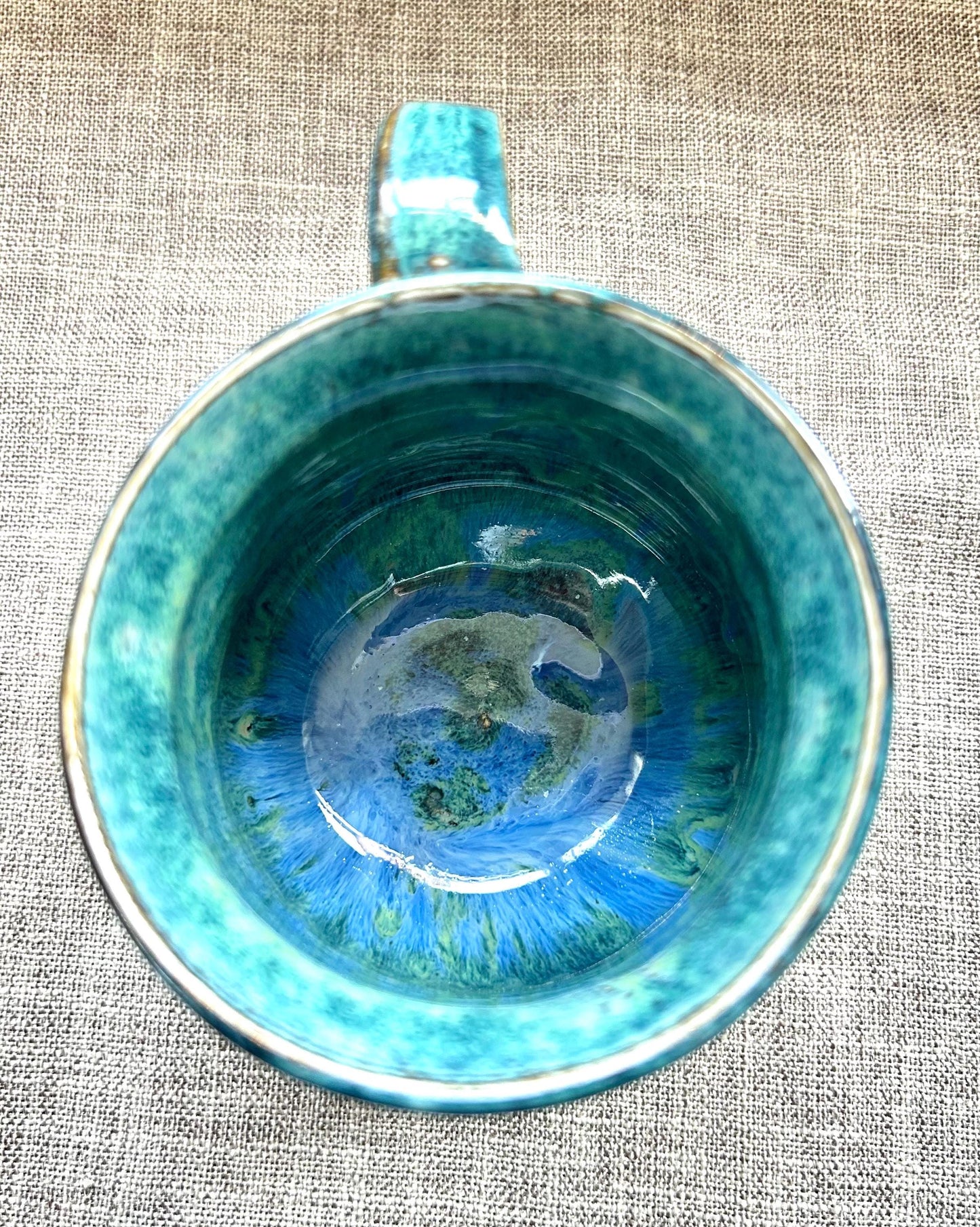 Hand thrown mug