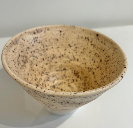 Hand thrown decorative bowl