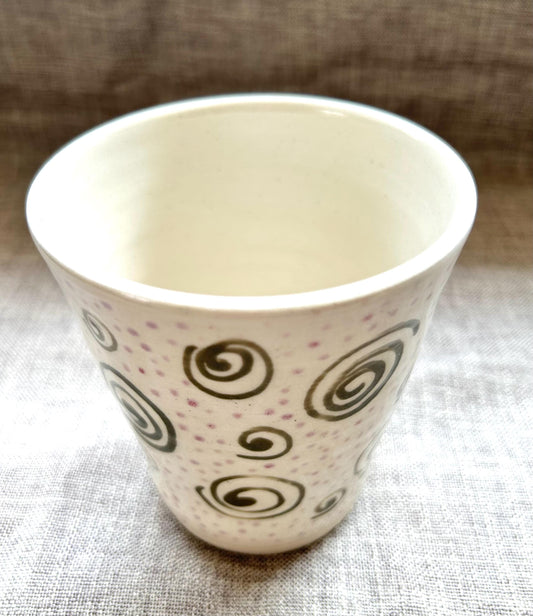 Hand thrown tumbler