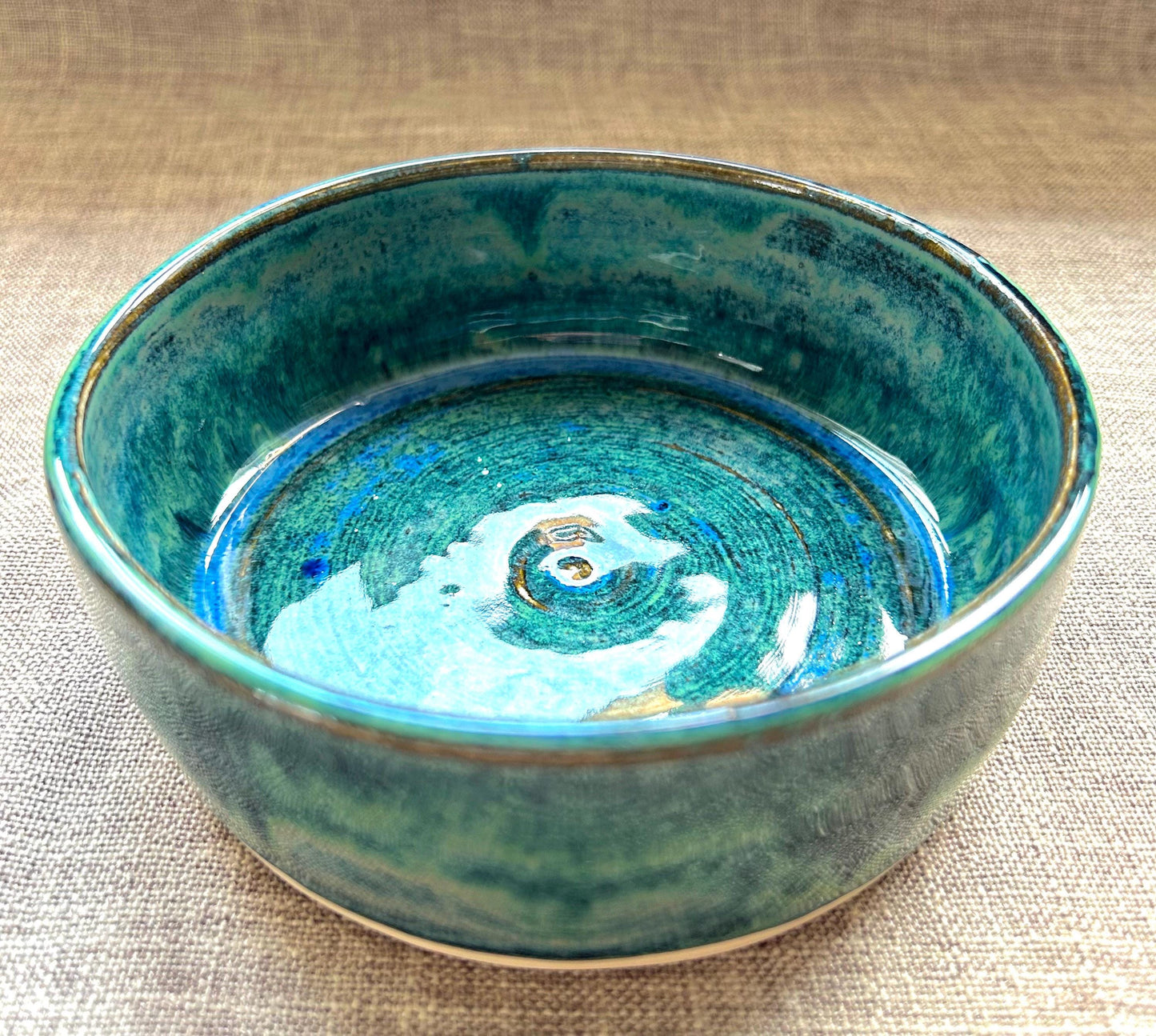 Hand thrown dish