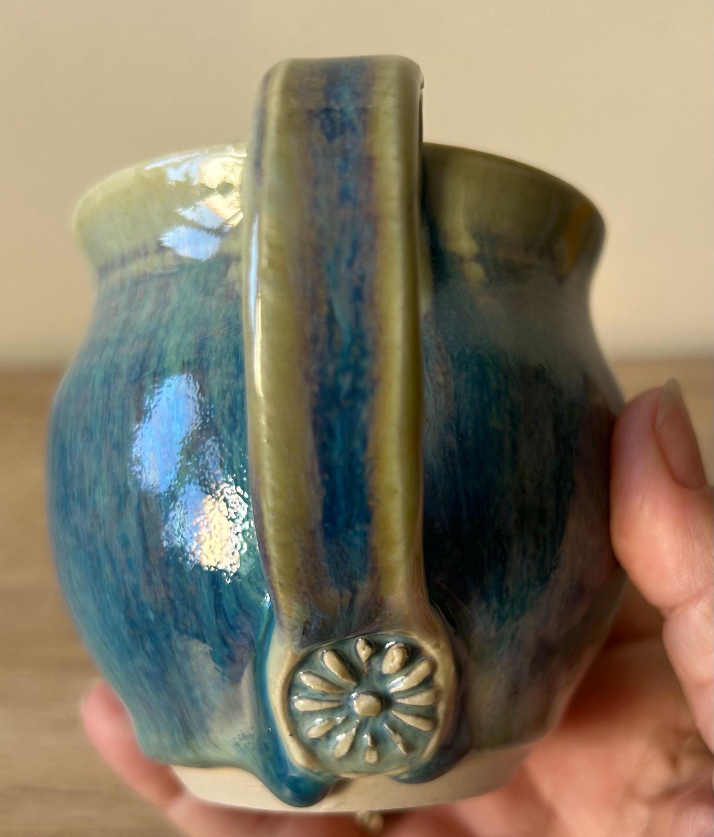 Hand thrown mug