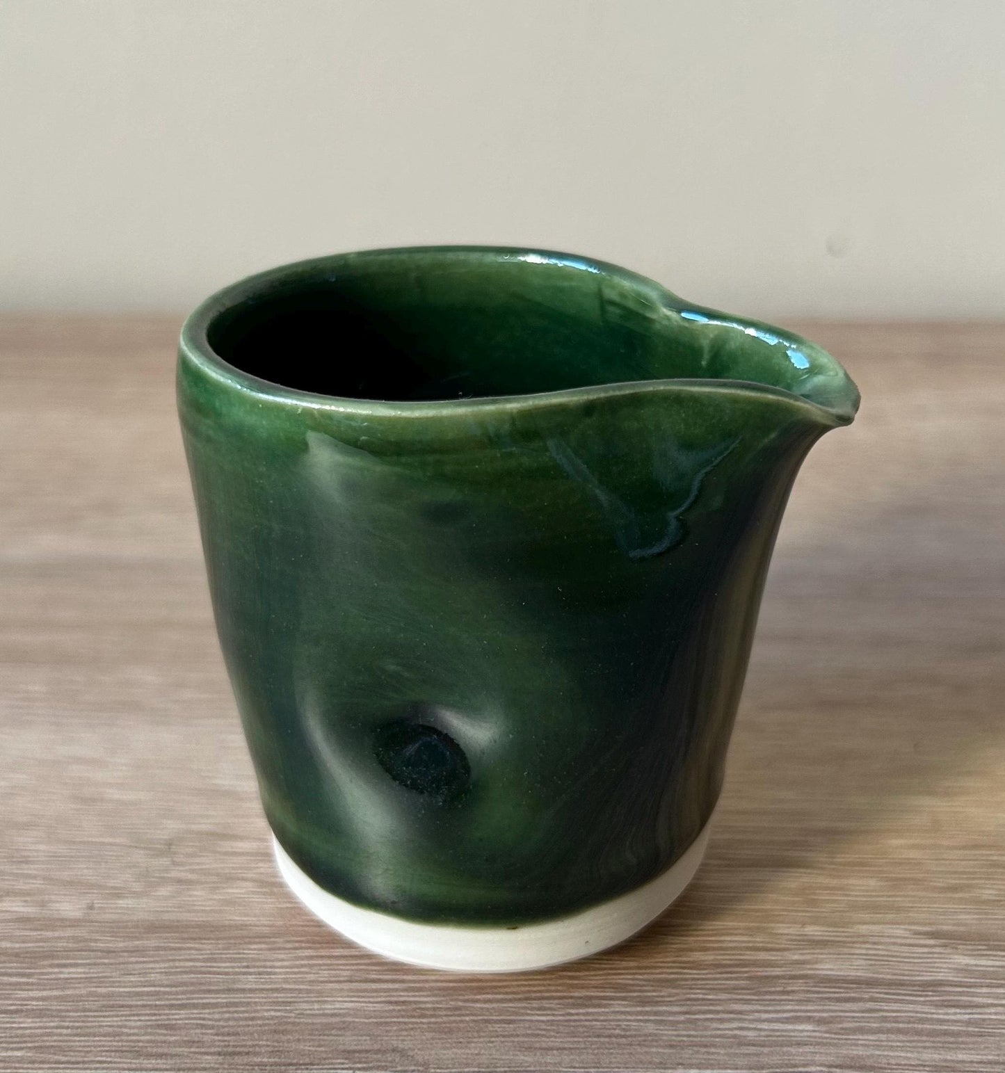 Hand thrown tiny jug