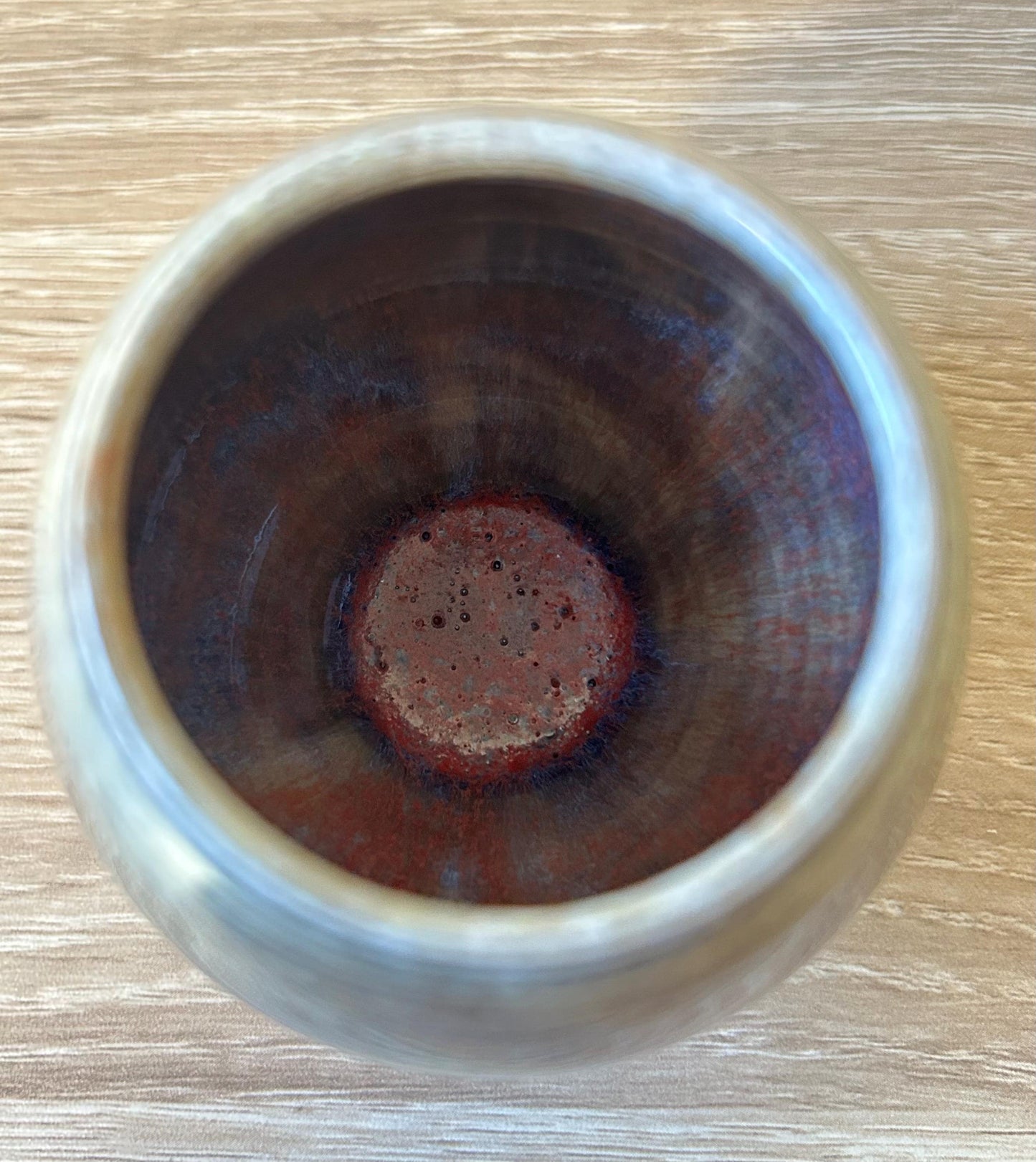 Hand thrown tiny pot