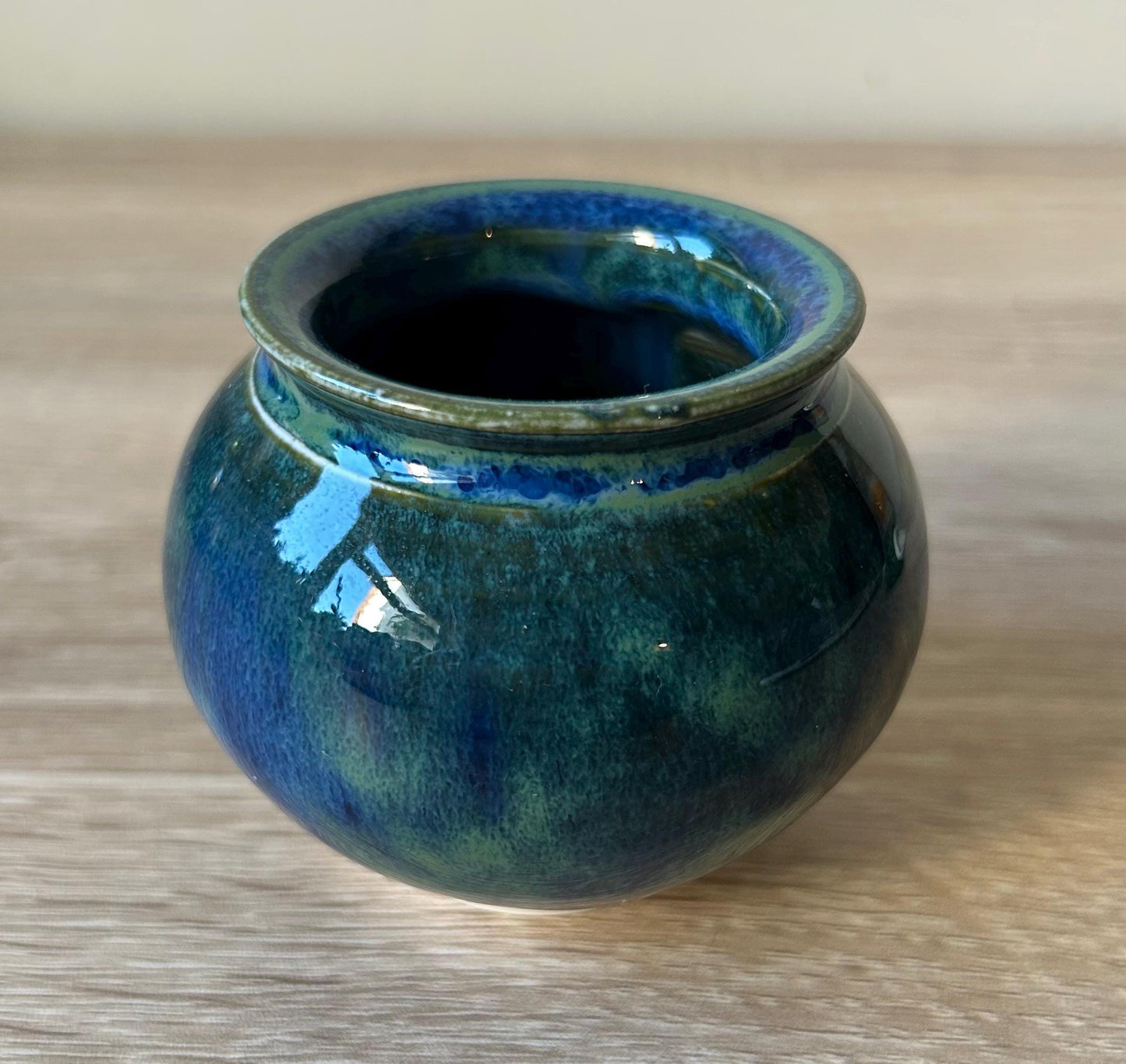 Hand thrown tiny pot