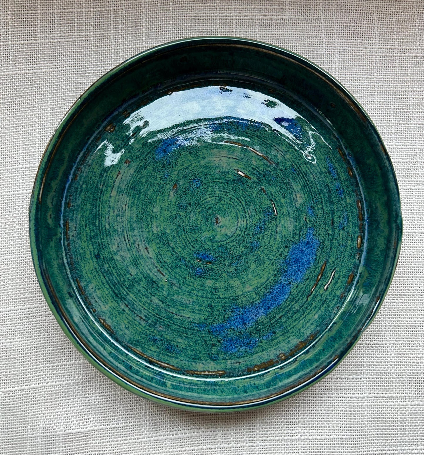 Hand thrown plate
