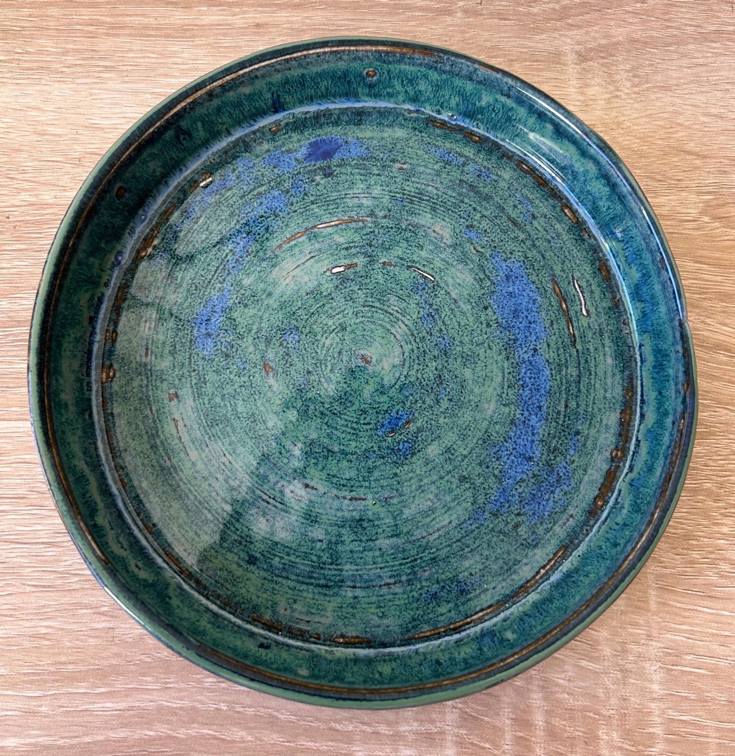 Hand thrown plate