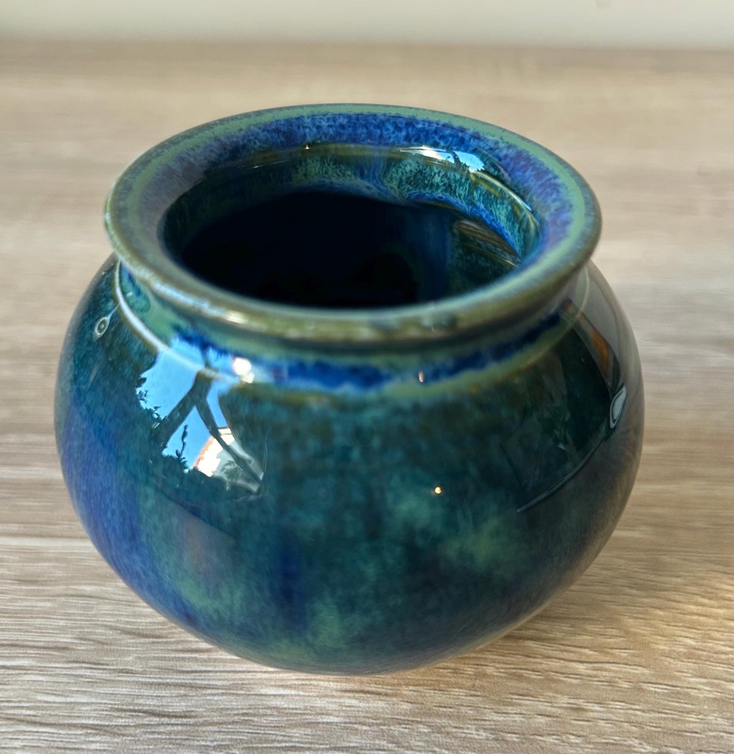 Hand thrown tiny pot