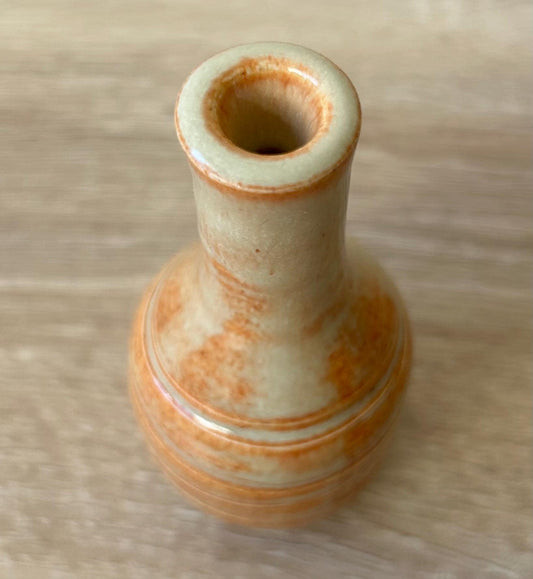 Hand thrown bud vase