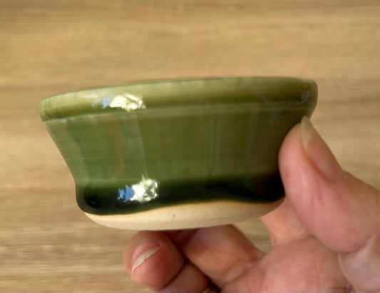Hand thrown tiny trinket dish